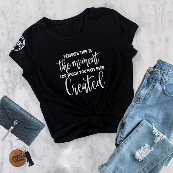 Moment You Were Created For Christian T-Shirt - Picture 2 of 11